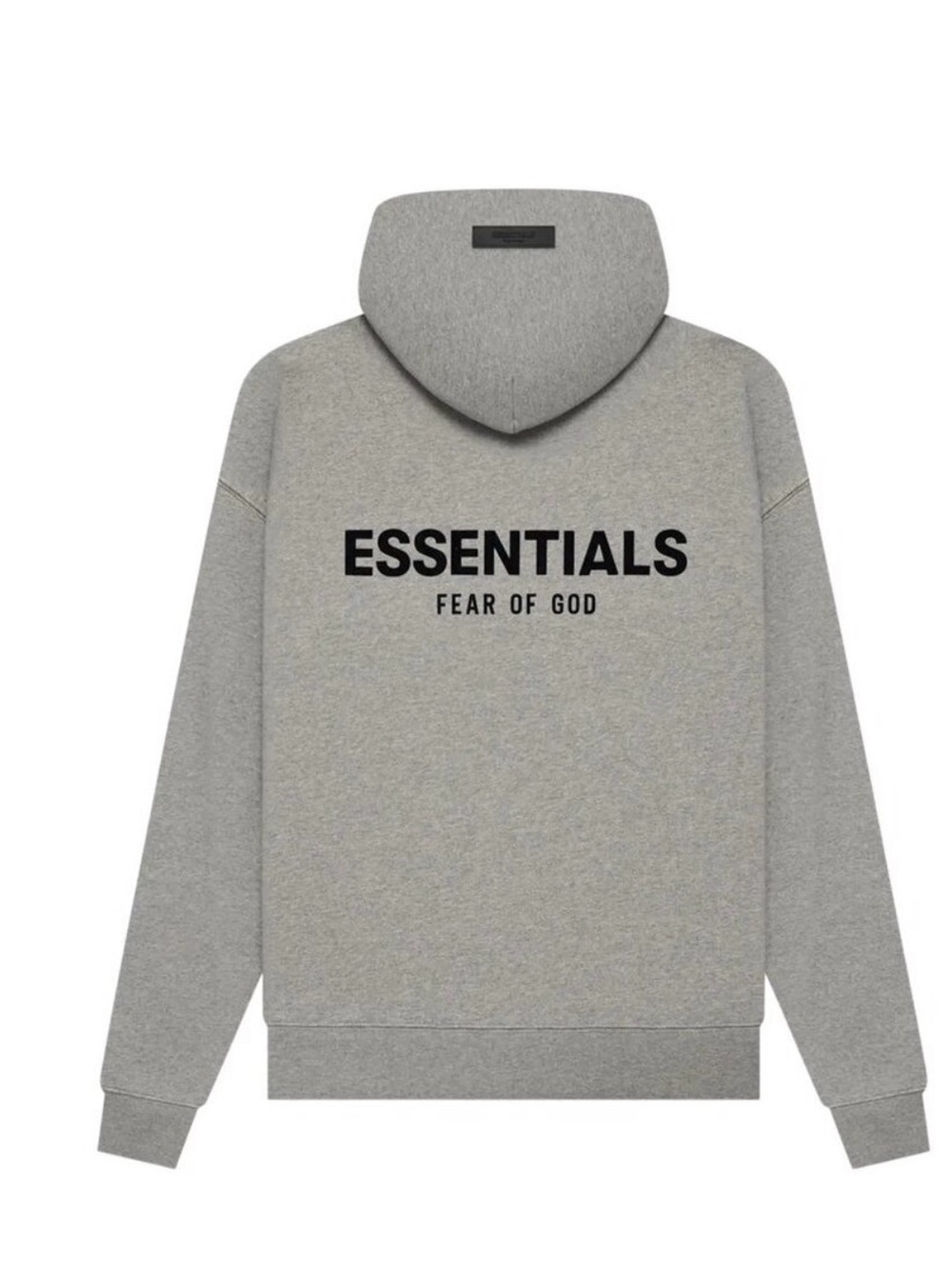 NEW Fear of God ESSENTIALS Dark Oatmeal Hoodie Sweatshirt